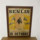 Plakat „Ville de Senlis – Courses 10 Octobre“