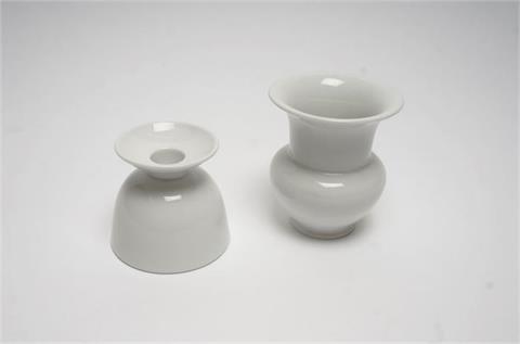 Porzellan-Vase, Kerzenleuchter