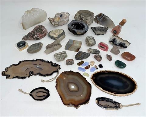 Mineralien, Steine