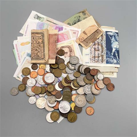 Münzen, Geldscheine