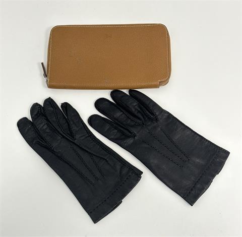 Handschuhe, Geldbörse